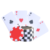 Poker cards and caps